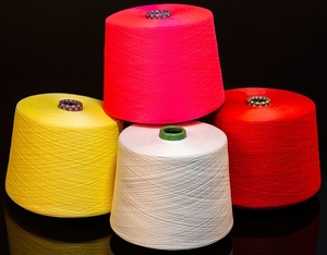 Nhà Máy Giá Top Nhuộm Màu Sắc 100% Viscose Vòng Spun Sợi 30-60S Cho Thông Tư Đan - Product Image 1