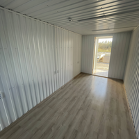 Conteneur de 20 pieds personnalisable en usine, étanche, isolé et durable, pour maison conteneur démontable, bureau mobile ou cabine de chantier