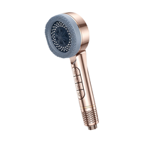Nouvelle Pomme de Douche ABS Transfrontalière à Pression Améliorée et Filtrée, Design Luxe, Jets de Massage et de Pluie, Idéale pour Basse Pression d'Eau