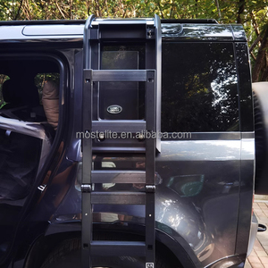 Accessoires de modification de pièces extérieures de voiture Échelle de montée pliante latérale en aluminium pour <span class=keywords><strong>Land</strong></span> Rover Defender 90 110 130 - Product Image 4