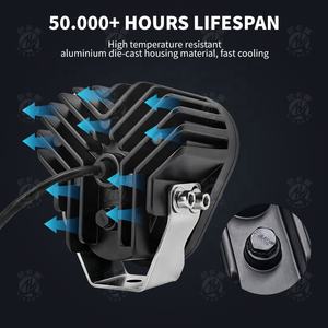 Lumières LED Devil Eyes pour ATV/UTV/SUV/véhicules tout-terrain Motorcycle-IP67 étanche 10-60V Universal Fitment Clignotant Angel Lights - Product Image 4