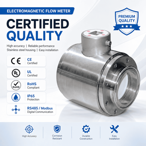 เครื่องวัดอัตราการไหลแบบคอมแพคชนิดหน้าแปลน PTFE สำหรับกรดและด่าง - Product Image 3