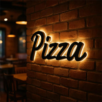 Plaque de porte personnalisée en acrylique 3D rétroéclairée, numéro de maison lumineux, lettres LED, numéros de maison 3D, plaques de porte