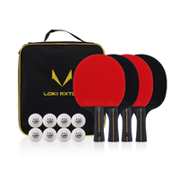 Fabricant professionnel de ping-pong personnalisé ensemble de tennis de table à 7 couches en bois pur haute performance