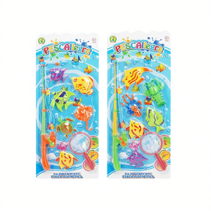 Ensemble de jouets de pêche magnétiques Pescacolora 60 cm avec poissons colorés et canne à pêche pour enfants de 3 ans et plus - Product Image 3