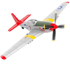 VOLANTEX <span class=keywords><strong>P51D</strong></span> Mustang 76105 Avion de Chasse RC 4 Canaux 6 Axes Gyroscopiques Modèle RTF Télécommandé Jouet Avion RC Cadeau - Product Image 1