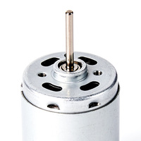 Moteur micro DC à aimant permanent à couple élevé 6V/12V/24V Série 390 Personnalisé pour appareils électroménagers intelligents, bateaux, perceuses, ventilateurs, pompes ROHS