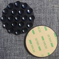 Support adhésif rond en silicone 19Cup pour téléphone portable, fixation mains libres, ventouse, support, tapis, cadeau