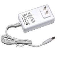 Adaptateur secteur DC 12V 2A, convertisseur d'alimentation 100-240V vers DC 5.5x2.5mm pour caméra CCTV, bande lumineuse LED, routeurs