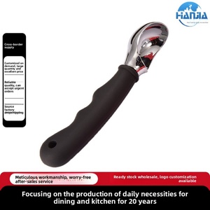 Cuillère à glace en acier inoxydable robuste, multifonctionnelle, pour biscuits et purée de pommes de terre, avec mécanisme de déclenchement, vente en gros, OEM - Product Image 2