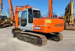 Garantie longue durée, excavatrice sur pneus Hitachi EX100 d'occasion, 10 tonnes, Hitachi Ex100 en vente - Product Image 3