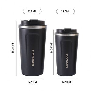 Hot Selling Custom Loho 380 ml 510 ml Promotional Vacuum <b>Coffee</b> Tea Milk Beer Travel Mug Tumbler Cup Mug - Product Image 2