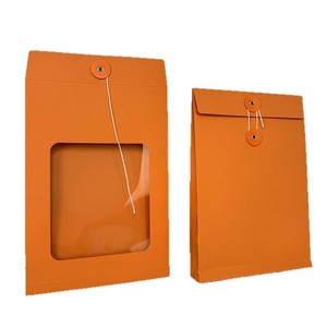 Wholesale White Golden Paper <strong>Envelopes</strong> Packing for Clothes Scarf Packaging with Window - Product Image 1