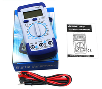 A830L Handheld Digital Pengukur Amper Pengukur Tegangan Volt Digital Meter Universal DT-830B