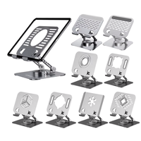 Support en acier pliant rotatif à 360 degrés le plus vendu pour iPad et appareil portable Support pour ordinateur portable et tablette
