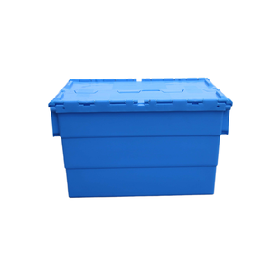 Cajas de Plástico Plegables, Apilables y Encajables para Almacenamiento y Mudanza, Rectangulares, Sólidas, de Gran Capacidad (35L), Moldeadas por Inyección, Venta al Por Mayor - Product Image 5