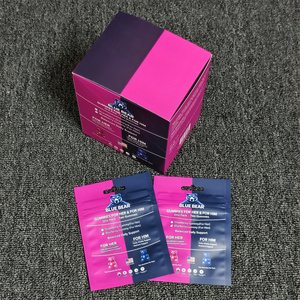 Empaque Personalizado para Gomitas, Bolsa con Base y Caja <span class=keywords><strong>de</strong></span> Exhibición para Gomitas <span class=keywords><strong>de</strong></span> Suplementos para Ella y Él - Product Image 1