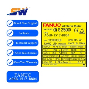 A06B-1517-B804 <span class=keywords><strong>fanuc</strong></span> CNC AC <span class=keywords><strong>servo</strong></span> động cơ trục chính thương hiệu ban đầu trong giá Cổ Phiếu - Product Image 2