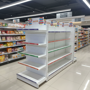 ชั้นวางสินค้าซุปเปอร์มาร์เก็ตแบบสองด้าน 5 ชั้น ยี่ห้อคิมแฮม ฮอตวีลส์ แข็งแรง ทนทาน ผลิตจากวัสดุโลหะเคลือบผงอีพ็อกซี่ - Product Image 3