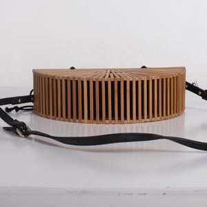 Sac à Bandoulière en Bambou avec Doublure en Tissu Poignée en <span class=keywords><strong>Coton</strong></span> <span class=keywords><strong>et</strong></span> Ceinture en Cuir <span class=keywords><strong>Coton</strong></span> PU Bambou - Product Image 4