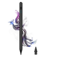 REXIAO Lápiz Activo Metálico Tipo-C con Rechazo de Palma para iPad 6/7/8/9/10/11/A16 Air 3/4/5/M2/M3/M4 Mini 5/6 Pro 11/12.9/M4/5