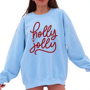 Sudadera Personalizada de Halloween con Letras de Chenilla y Estrellas, Cuello Redondo, Manga Larga, Estilo Casual, Talla Grande, Unisex, para Otoño - Product Image 5