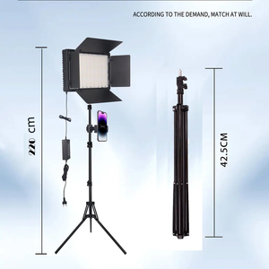 Panneau lumineux LED vidéo amélioré avec trépied, bicolore et à intensité variable pour la photographie en studio et le tournage vidéo - Product Image 2