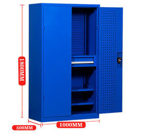 Armoire <span class=keywords><strong>de</strong></span> <span class=keywords><strong>rangement</strong></span> pour outils d'atelier <span class=keywords><strong>de</strong></span> la série Garage en métal industriel <span class=keywords><strong>de</strong></span> grande taille et bon marché - Product Image 5