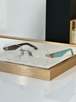 Monturas de Gafas Vintage de Lujo, Monturas Ópticas para Miopía, para Hombre y Mujer, Monturas de Gafas Cuadradas sin Aro de Acetato
