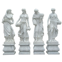 Offre Spéciale jardin sculpté à la main lampes en pierre dame tenant la lampe statue statues de jardin notre dame statue sculpture lampe
