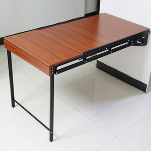 Mueble Extensible, Escritorio, Estante de Pared <span class=keywords><strong>Plegable</strong></span> de 4 Niveles, Estante Giratorio, <span class=keywords><strong>Mesa</strong></span> de Comedor, Estante Convertible Hidráulico Montado en la Pared - Product Image 1