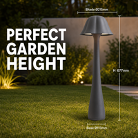 Lampe de jardin anti-UV en forme de fleur à six pétales, protégée contre les chocs électriques, pour restaurant, café, terrasse, espaces extérieurs, lumière d'ambiance