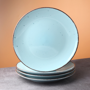 <span class=keywords><strong>Piatti</strong></span> e Vassoi in Ceramica da 10,5 Pollici, Grandi, Rotondi, Poco Profondi, con Smalto Colorato di Lusso, in Gres, per Antipasti e <span class=keywords><strong>Piatti</strong></span> Principali, Produzione OEM ODM dalla Fabbrica Cinese, Campione Gratuito - Product Image 6