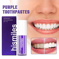 Dentifrice V34 Violet Monocouche Blanchissant à Base de Plantes pour Dents Éliminant les Taches de Cigarettes pour Usage Domestique, Hôtelier et Vente en Gros