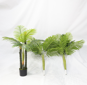 Arbre artificiel en plastique de grande taille, démontable, style palme verte, pour décoration intérieure, plante verte en pot, directement de l'usine - Product Image 4