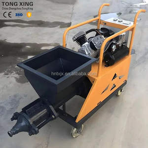 Draagbare PLC-gestuurde elektrische mortelspuitmachine, 4 kW pompvermogen, lichtgewicht, hoge efficiëntie, cementspuitapparaat - Product Image 5