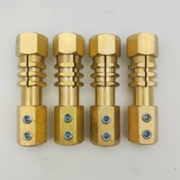Tête de verrouillage en cuivre à double rainure pour pistolet de soudage par points |   Matériel de réparation de carrosserie automobile