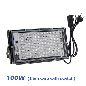 50W/100W LED <span class=keywords><strong>UV</strong></span> Reflector Lámpara de escenario Impermeable 110V Disco Fiesta Iluminación Fuente de alimentación de CA Nueva versión - Product Image 5