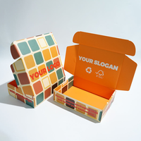 Caja de Envío Rígida con Forro de Esponja y Laminación Brillante con Logotipo Personalizado, Cajas de Cartón Corrugado Ecológicas para Empaque de Regalos