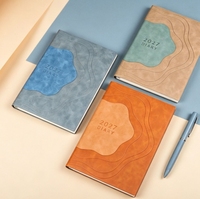 Carnet 2027 - Pages intérieures épaisses, couverture en cuir colorée, carnet de notes de bureau