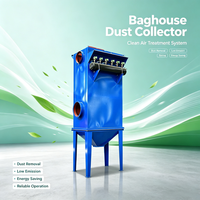 Collecteur de poussière industriel à filtre à sacs, unité de dépoussiérage à jet pulsé pour l'usine de production de bouteilles en verre, nettoyage des poussières de cullet