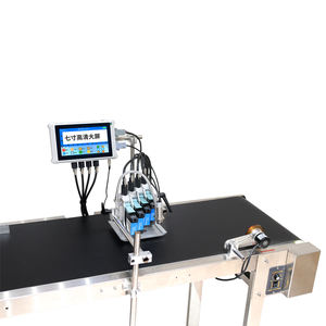 Hochgeschwindigkeits-7-Zoll-Bildschirm Thermal Inkjet Online-Drucker Automatische Chargen codierung Karton Barcode-Markierung für Flex material Neu - Product Image 3