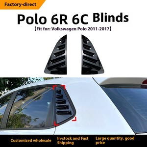 Volkswagen <span class=keywords><strong>Polo</strong></span> 6r <span class=keywords><strong>6c</strong></span> 2011-2017 adesivo esterno per auto con otturatore accessori per modifiche transfrontaliere - Product Image 5