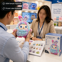 Juguete de Peluche Robótico con IA, Control por Voz, Aplicación Interactiva, Muñeca Parlante con Ojos Dinámicos, Regalo Educativo STEM para Niños