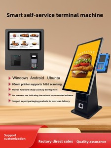 Multi-fungsi 15.6/21.5 inci Smart POS Terminal layanan mandiri pemindai kode <span class=keywords><strong>QR</strong></span> kasir jumlah antrian pengambilan layar sentuh - Product Image 5