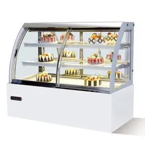 냉장된 케이크 냉장고 판매 청량 음료 냉장고를 위한 사용된 빵집 진열장