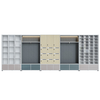 Mobilier de bureau commercial personnalisé vitrine bibliothèque classeur en bois tiroir porte ouverte classeur de stockage