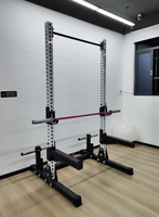 Machine multifonctionnelle commerciale de forme physique de puissance pour le support de Squat de presse d'haltères d'entraînement de gymnase de bodybuilding avec la fonction d'épaule