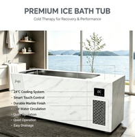 Machine de refroidissement autonome pour baignoire à glace en acrylique pour villa, salle de sport, extérieur