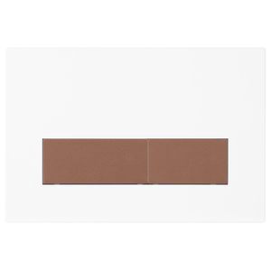 Placa de Accionamiento de Doble Descarga, Superficie Plana, Diseño Minimalista para Tanques de Inodoro, Compatible con Geberit Sigma UP300 UP320 - Product Image 1